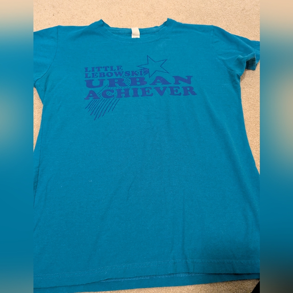 Blue Graphic Tee - Little Lebowski Urban Achiever